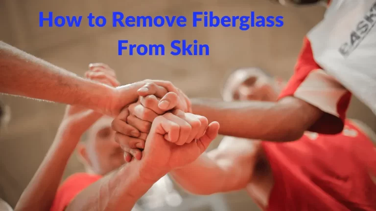 How to Remove Fiberglass From Skin